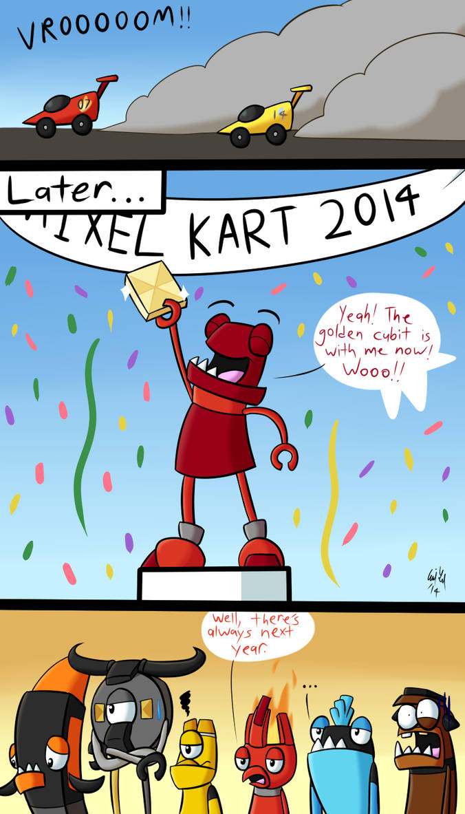 Cubit Racer Race for the Golden Cubit by Katonator on DeviantArt