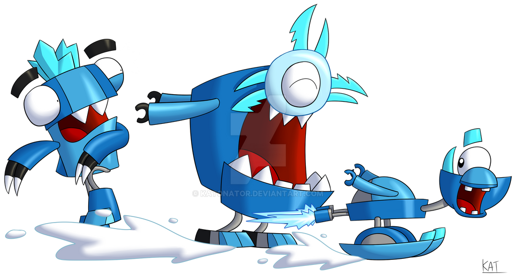 Mixels Snowy Mixels: Frosticousins by Katonator on DeviantArt