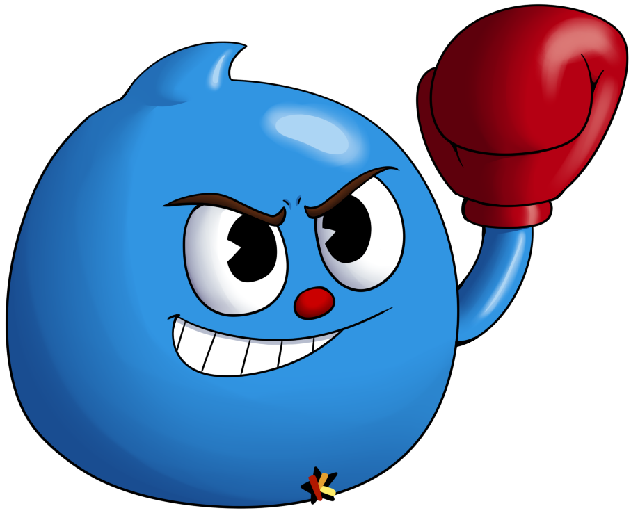 Cuphead plush goopy le top grande