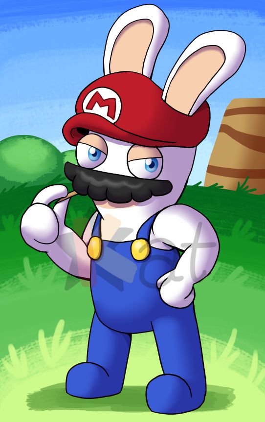 Rabbid Mario by Katonator on DeviantArt
