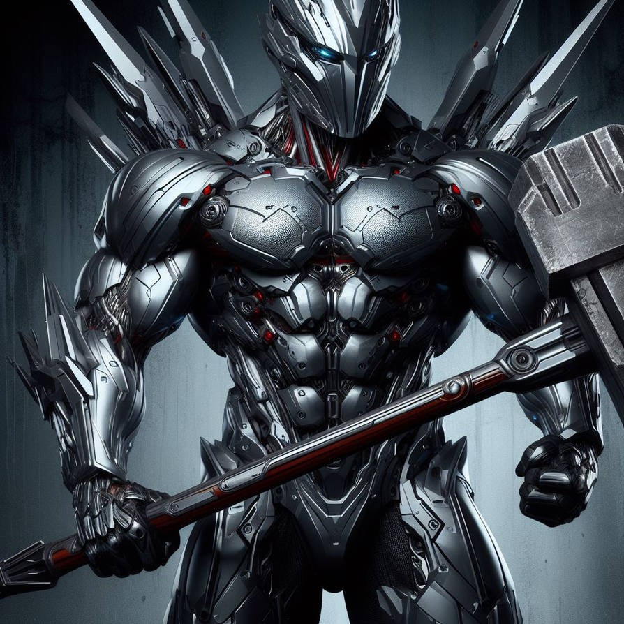 The Titanium Titan armor with weapons by SinnedSenoj on DeviantArt