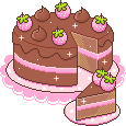chocolate and strawberry cake