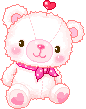 Cute pink bear