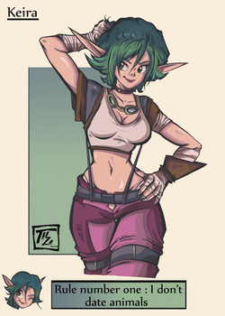 Keira Character art