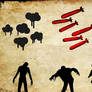 grungy zombie