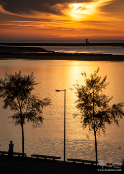 Sunset on Douro River