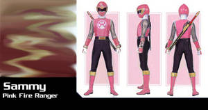 + Pink Dino Thunder Ranger+ by Sparvely on DeviantArt