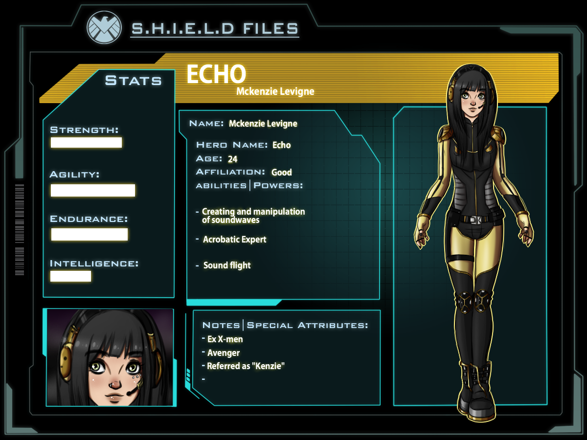 Marvel OC Echo by Sparvely on DeviantArt