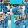 Monsters Inc 'Sulley' Pony Plush Commission