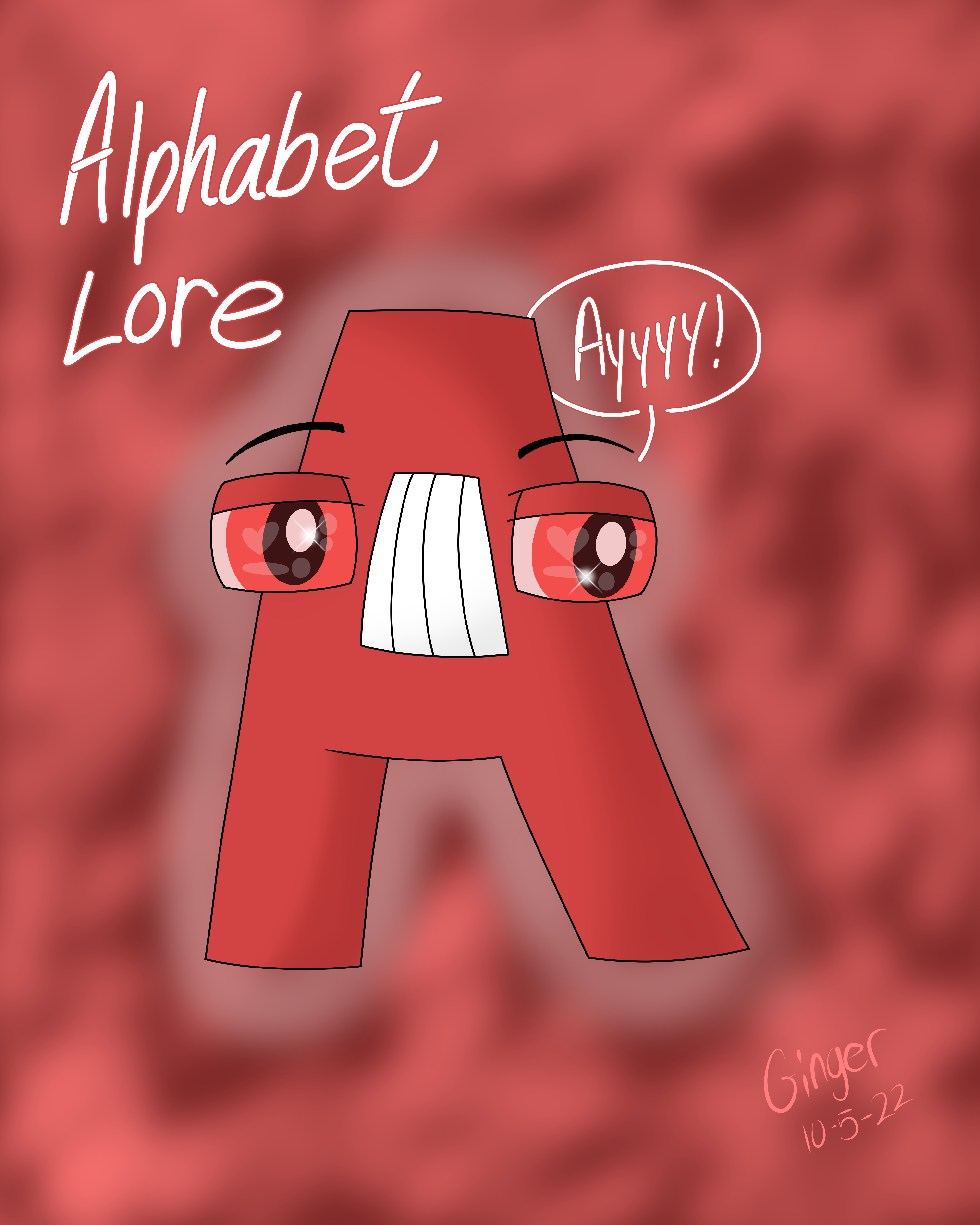 A from Alphabet Lore by TypQxQ