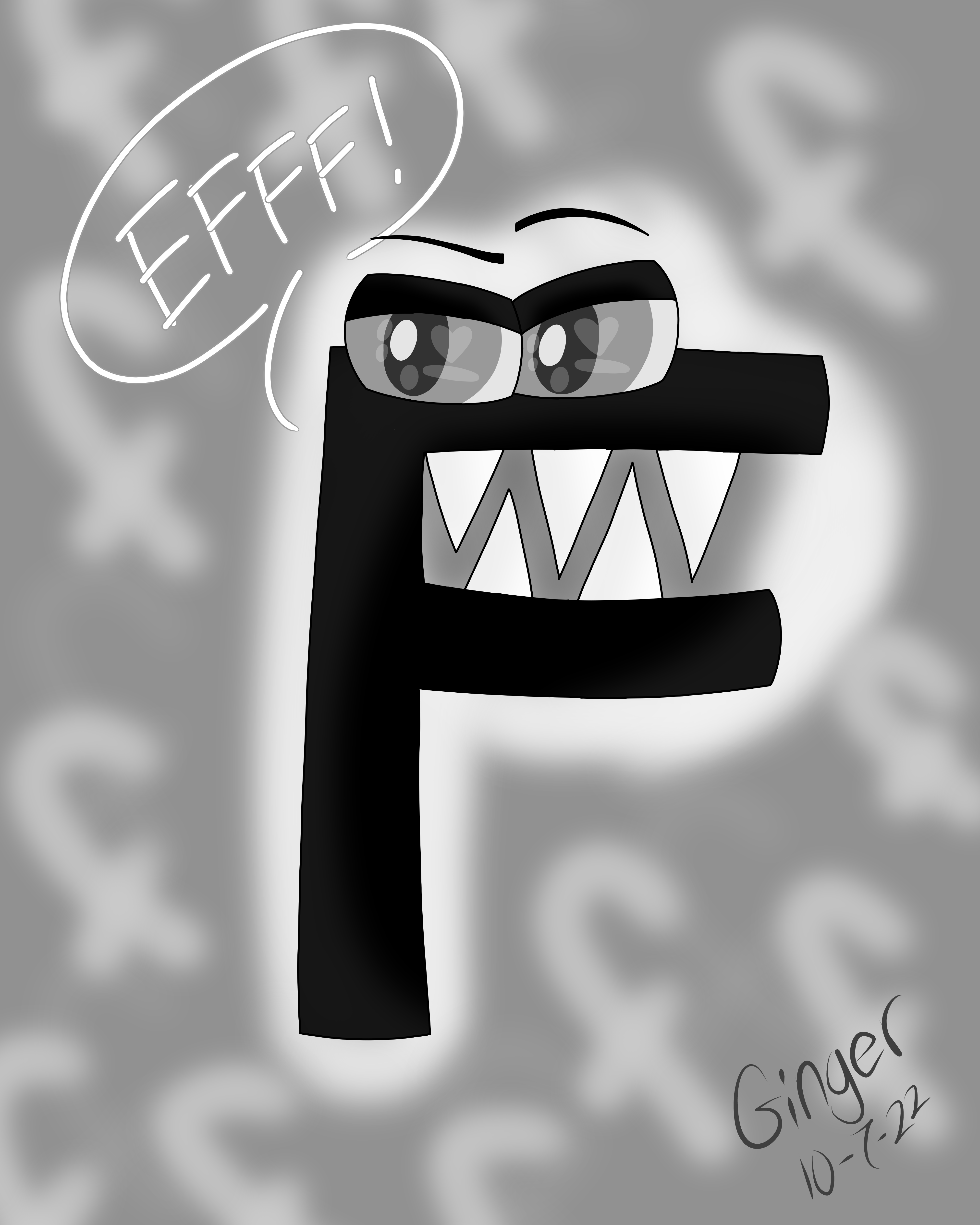 E (alphabet lore) by cmors12 on DeviantArt