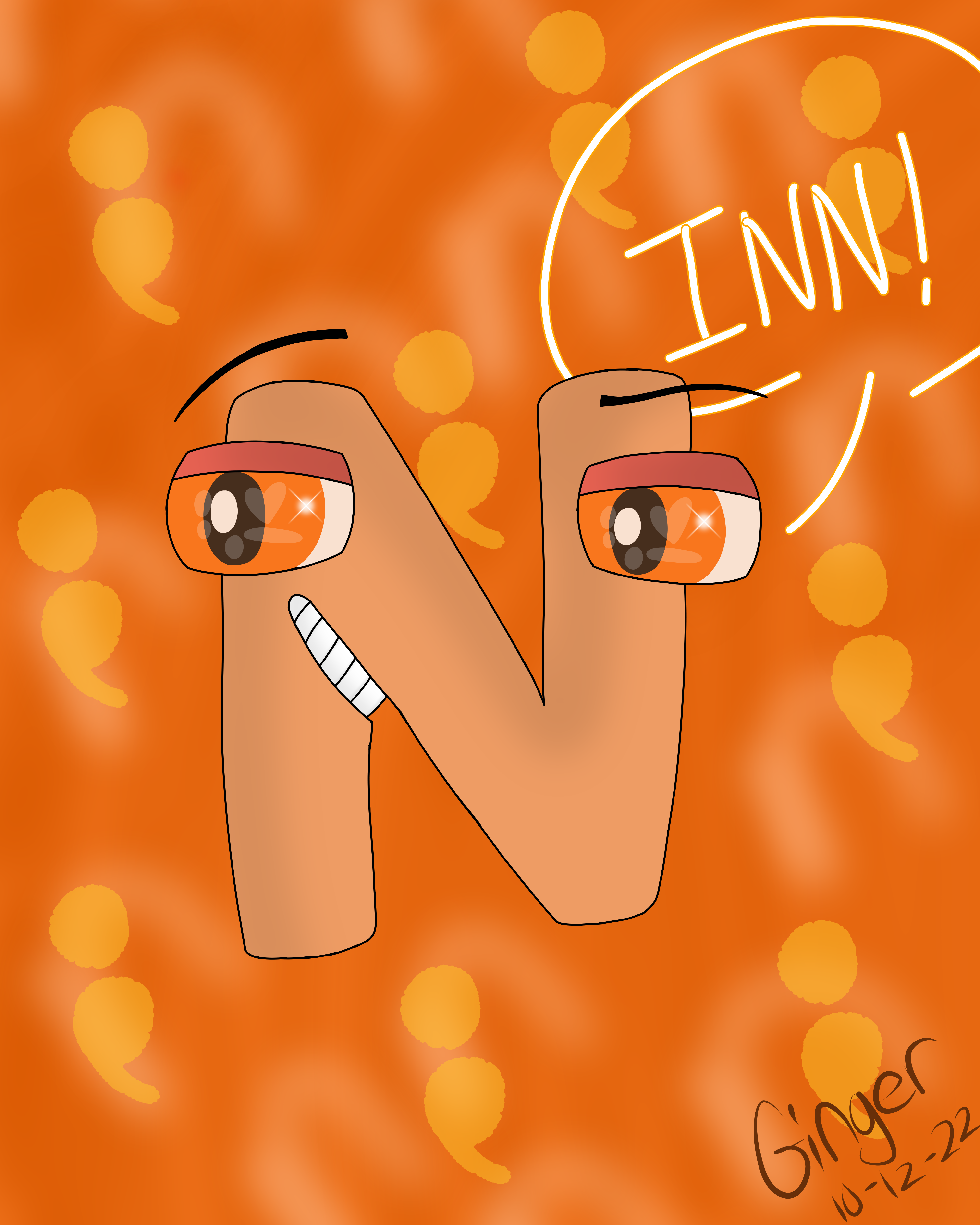 Lowercase N from Alphabet Lore by g4merxethan on DeviantArt