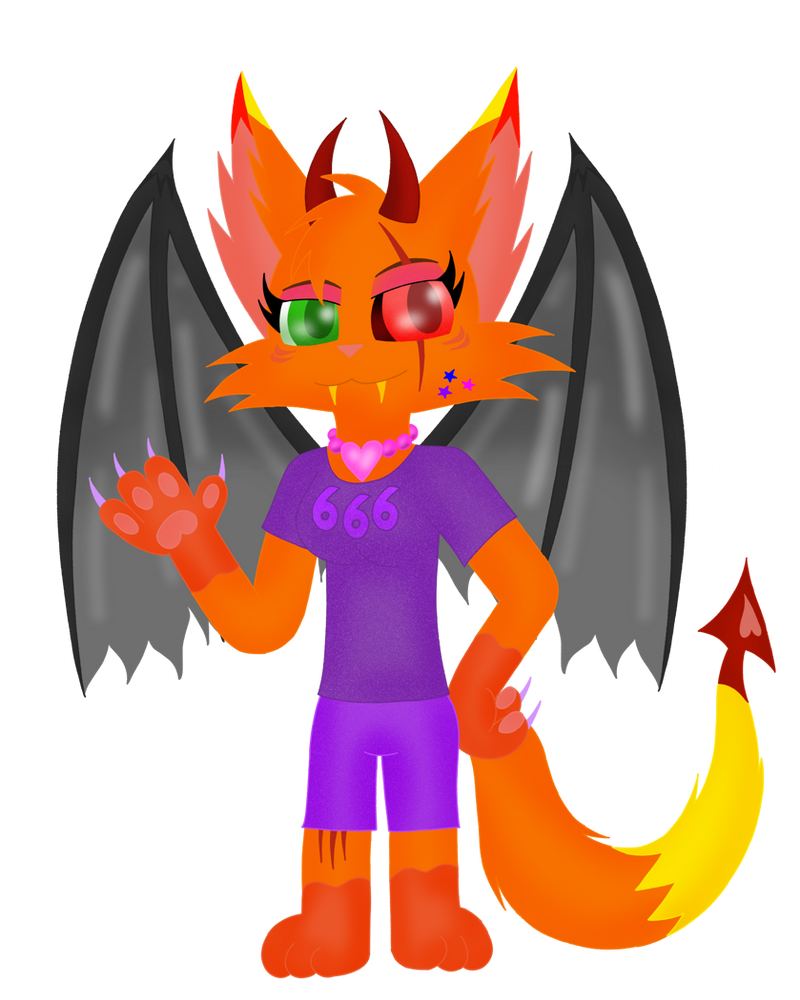 Ginger Rose (2025 Redesign) by GingerDemonKitten666 on DeviantArt