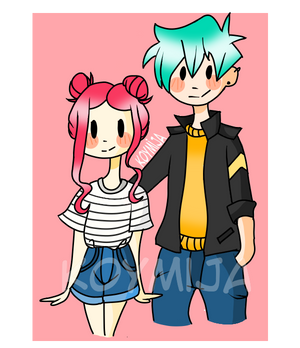 Cute Couple!|Oc|Love|Mint and Berry!
