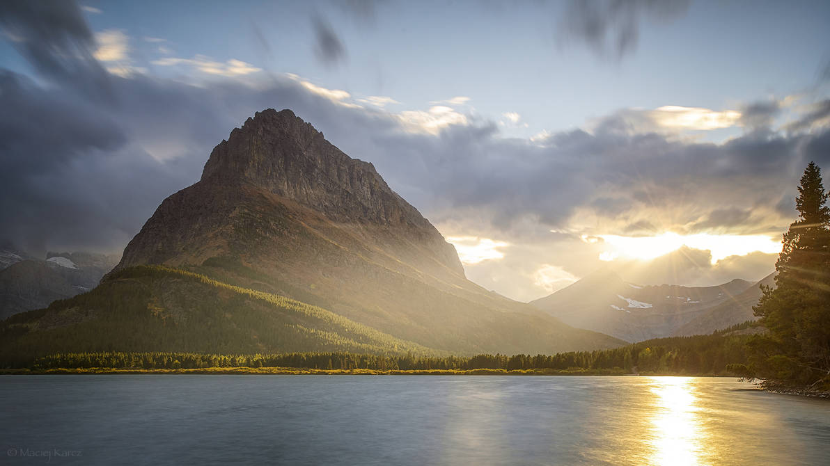 Swiftcurrent Lake by MaciejKarcz