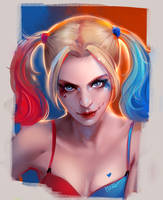 Harley Quinn by superschool48