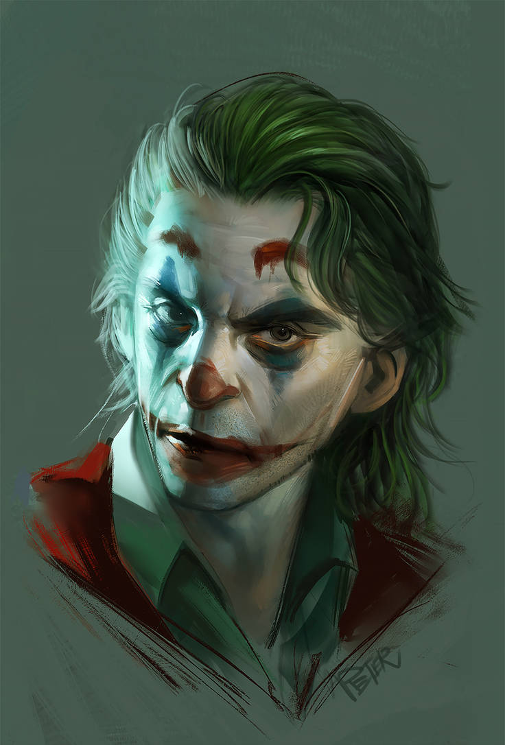 Joker art. Джокер Хоакин Феникс арт.