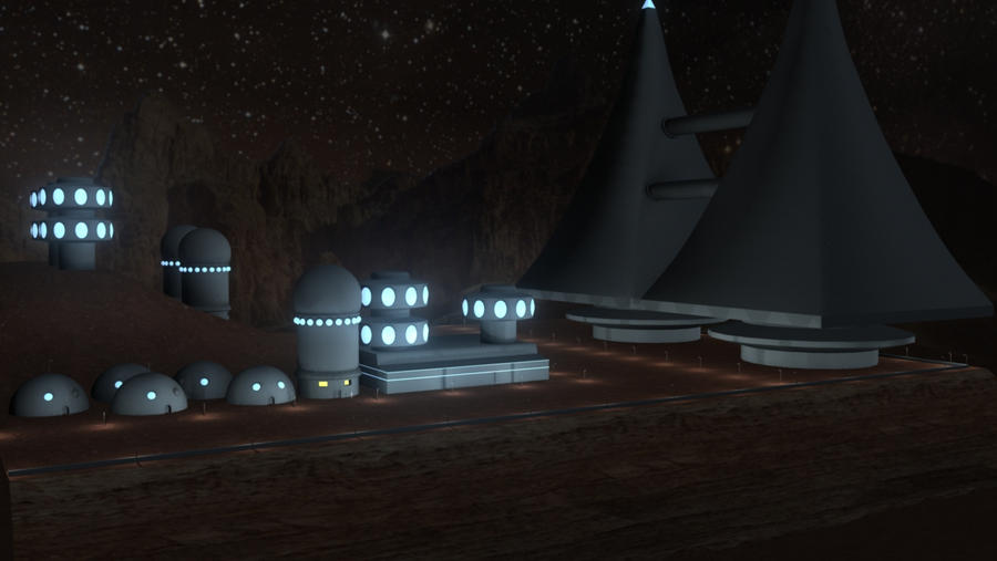 Alien Colony 1 by kakarottt on DeviantArt