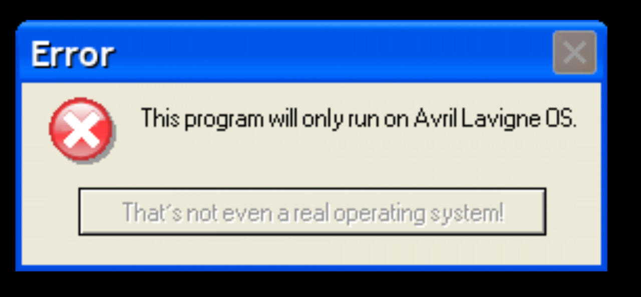 Windows XP funny error message by HeadAboveWater2019 on DeviantArt