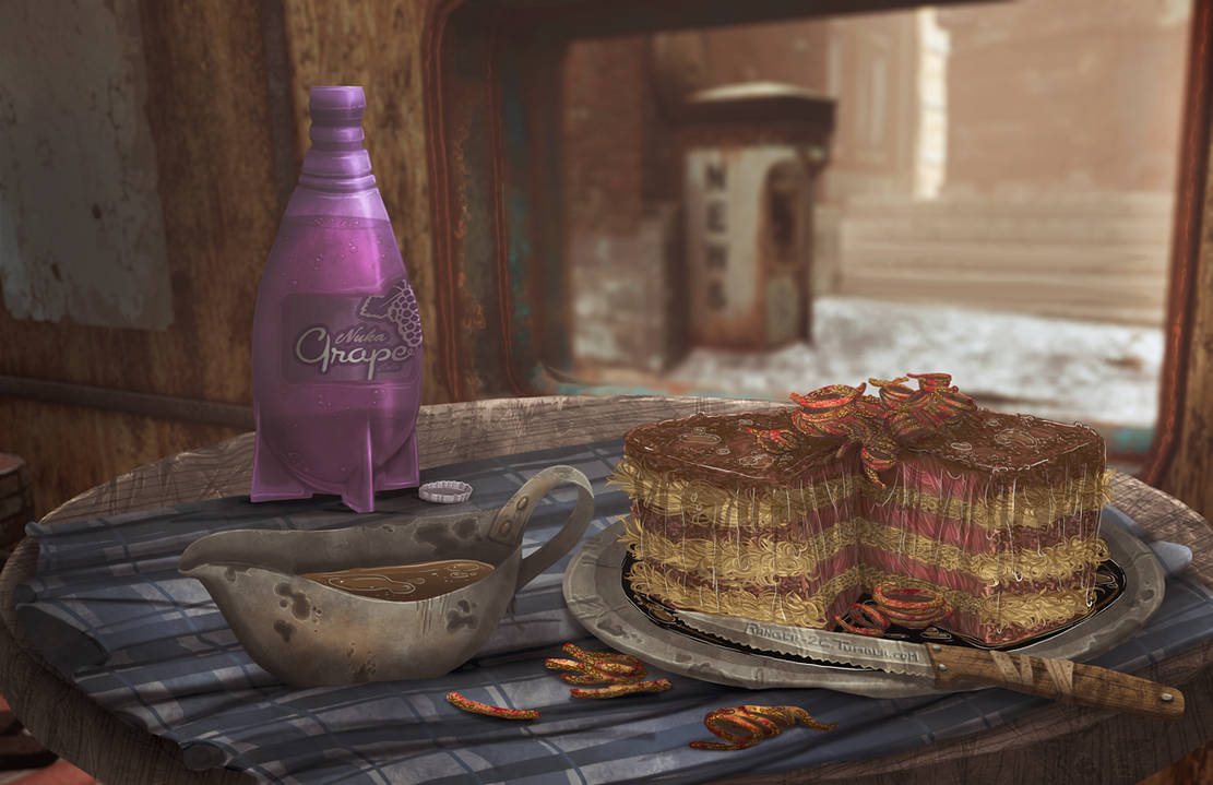 Fallout Foods: Steak Cake by Ranger-26 on DeviantArt