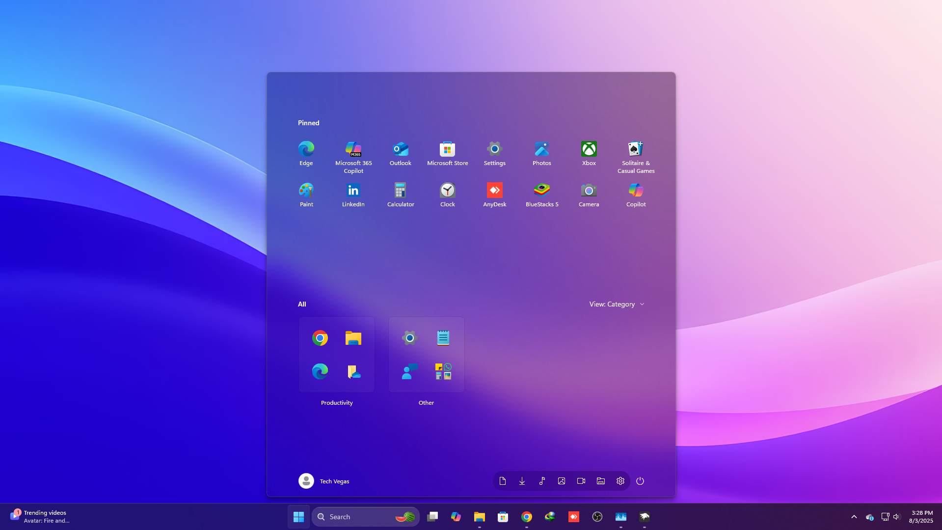 Translucent Start Menu Style Windows 11 25H2 by linkvegas12 on DeviantArt