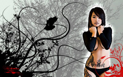 tattoo girl wallpaper