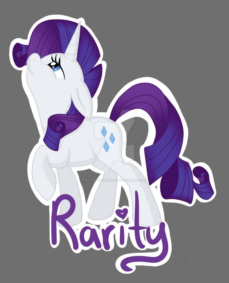 Rarity Badge by MaquettePonet on DeviantArt
