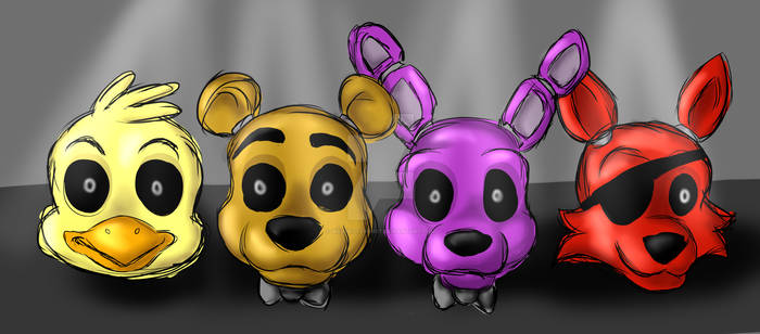 Just some FnaF heads