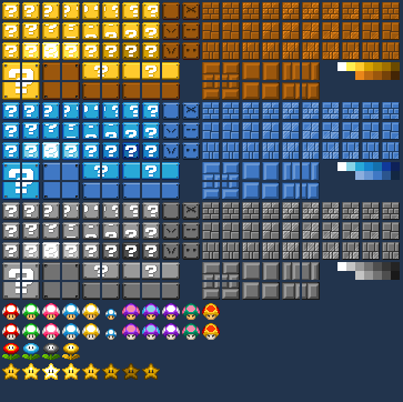Gatete's Mario Tileset 5 by SpriterDrag on DeviantArt