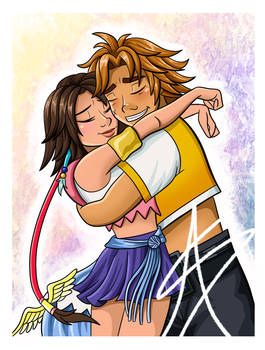 Kingdom Hearts Tidus and Yuna