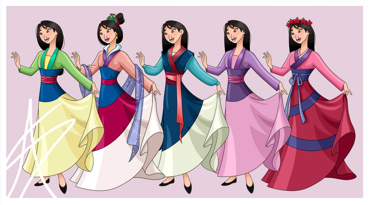 dress princess mulan Disney's Mulan Sparkle Classic Girls Costume, Medium (7-8) New