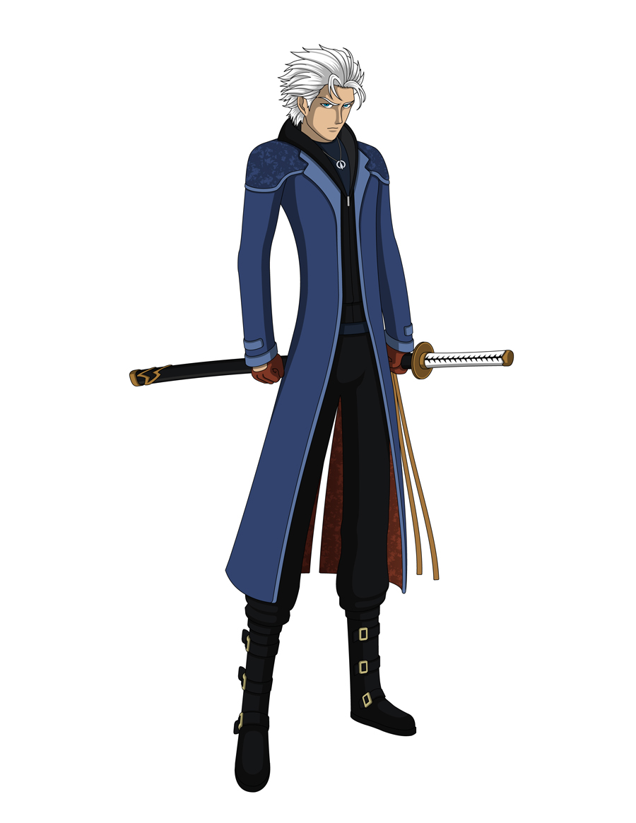 New Young Vergil DMC3 on V in Devil May Cry 5 Gameplay Costume