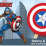 Blue Bunny Avengers Captain America Ice Cream Menu