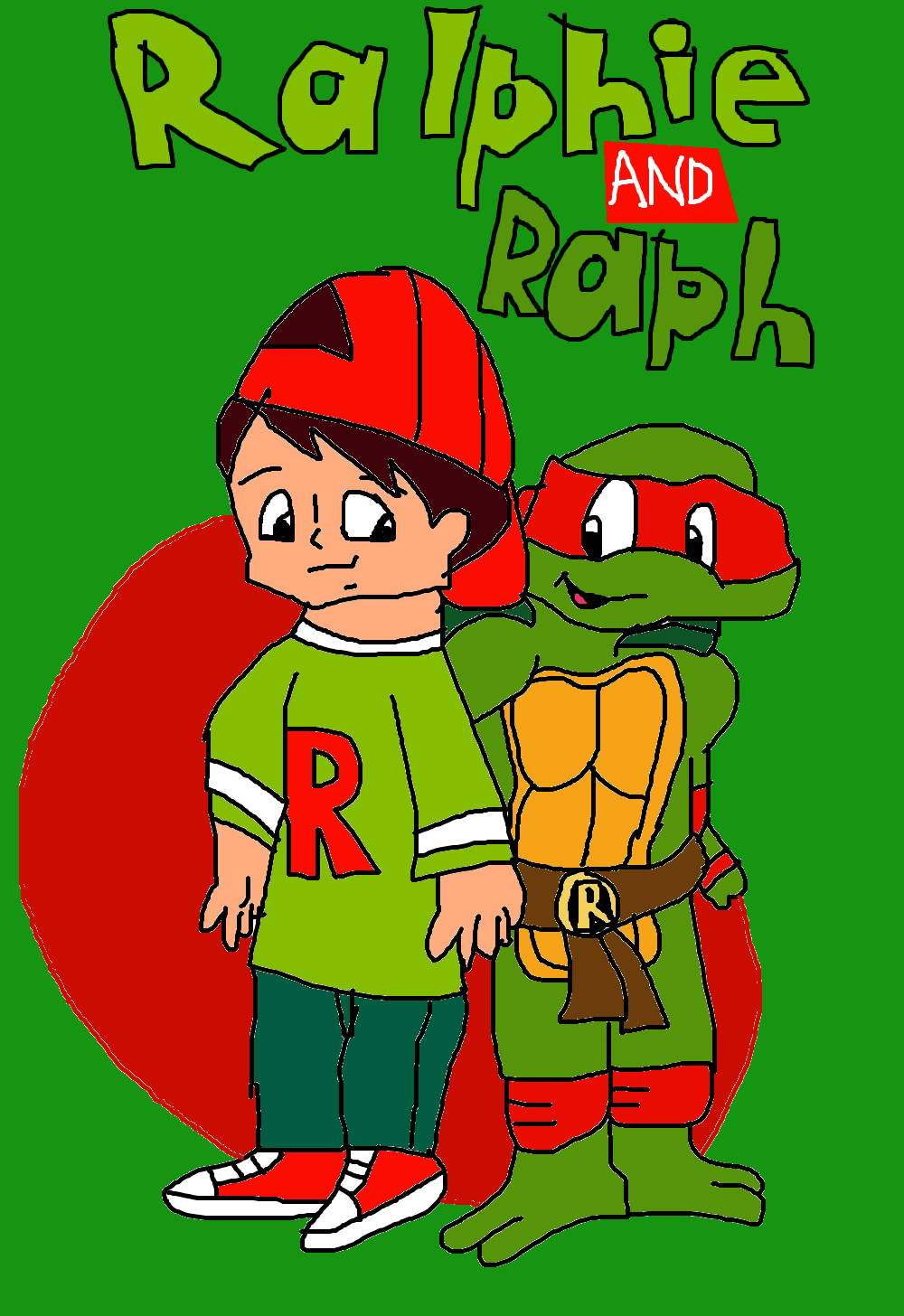 Deviantart Ralphie Disney Ralphie and Raph: The Green-and-Red R Duo by ninjaturtles0319 on DeviantArt