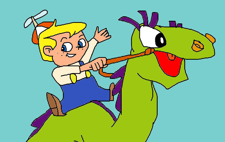Walk Serpent Riding Beany Boy riding on Cecil the Sea Serpent by ninjaturtles0319 on DeviantArt