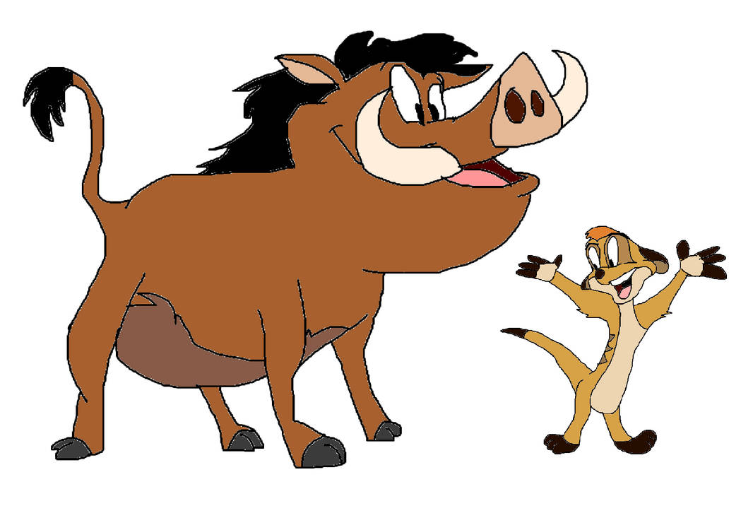 Timon and Pumbaa in Looney Tunes Style by ninjaturtles0319 on DeviantArt