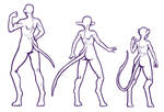 Species Anatomy Sketches by Reabault