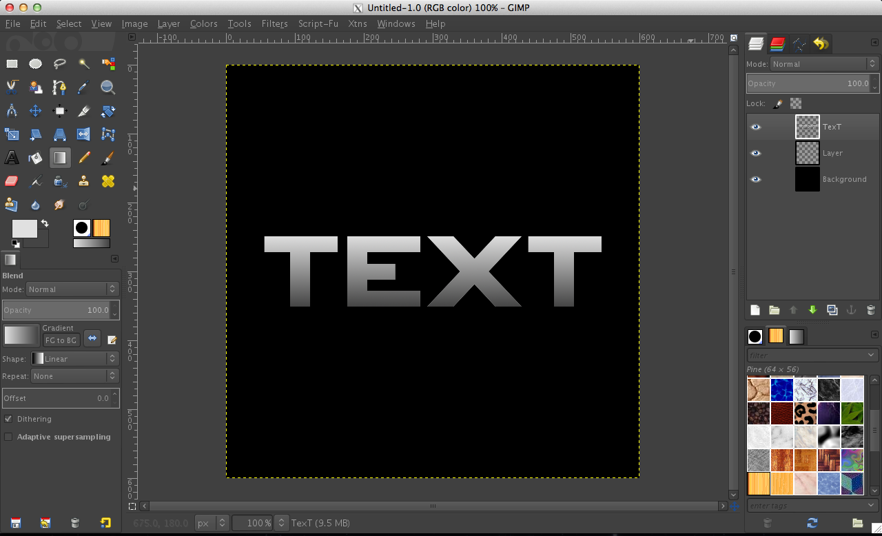 Basic Text Tutorial Step 5