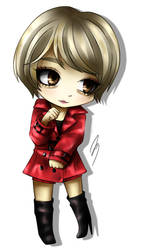 AOA ChoA chibi- like a cat