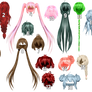 [MMDxDL] TDA Hair Pack 12