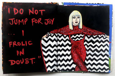 Art journal page, July 2021