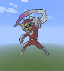 Minecraft Pixel Art Series - Viewtiful Joe