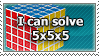 i can solve 5x5x5 rubik's cube by sergbel