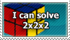 i can solve 2x2x2 rubik's cube by sergbel