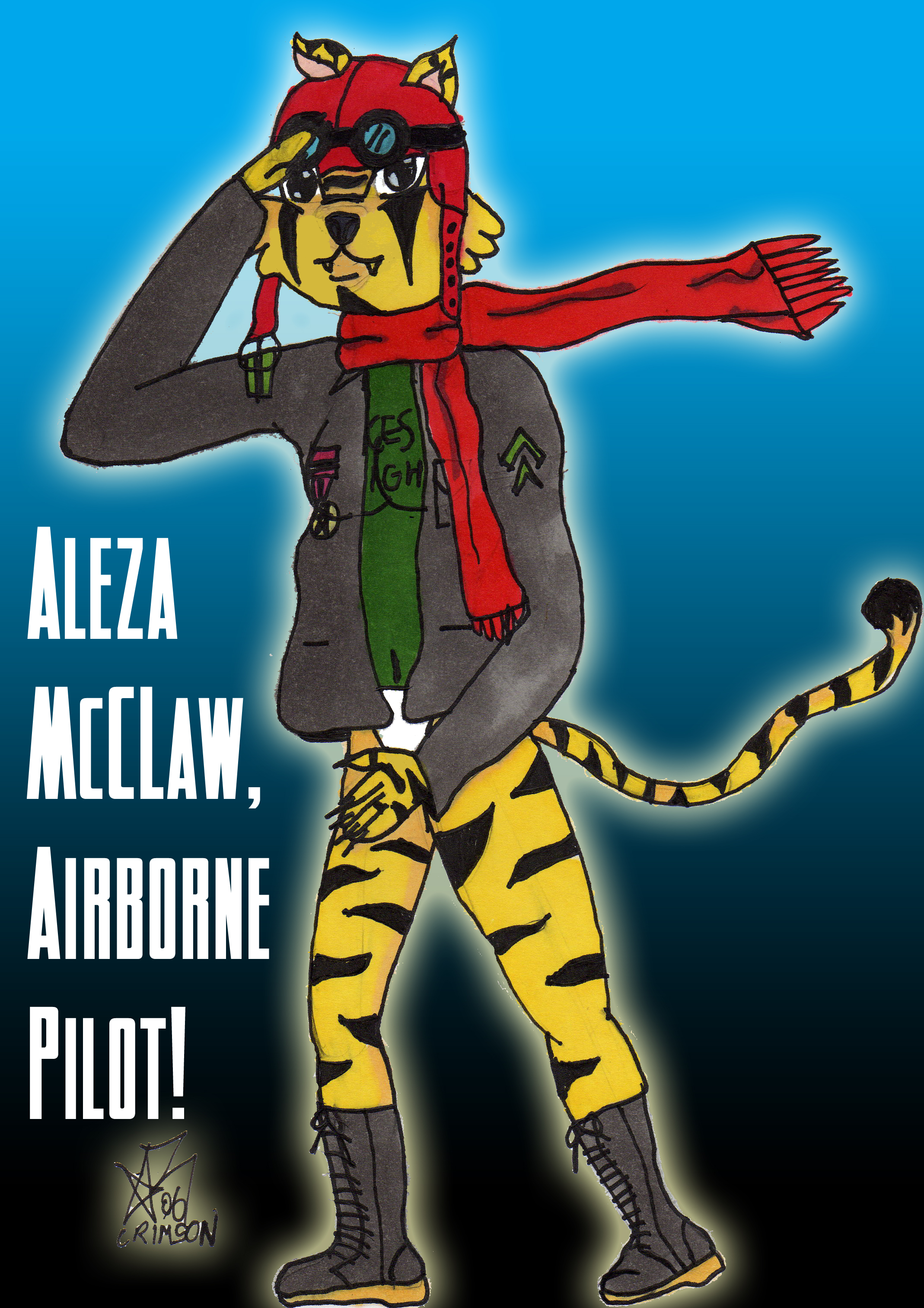 Aleza McClaw, Airborne Pilot