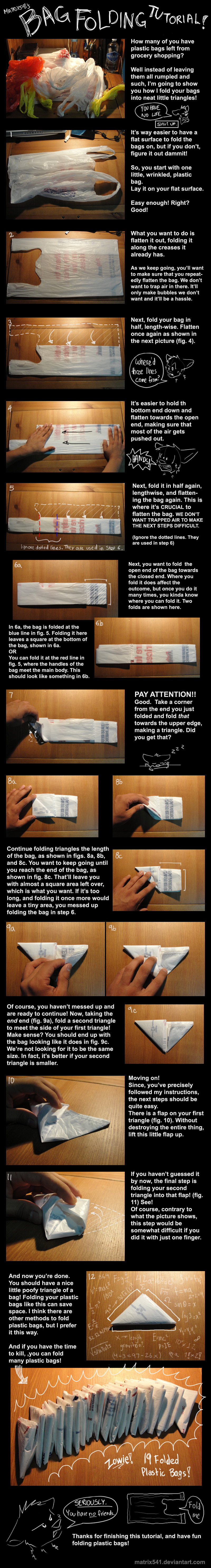 Plastic Bag Folding Tutorial