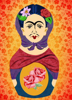 Frida Kahlo Matrioska Style
