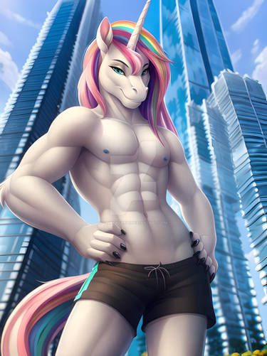 [OPEN] Muscular Unicorn Guy