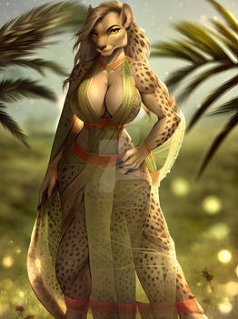 [OPEN] Beautiful Cheetah Girl in Sari