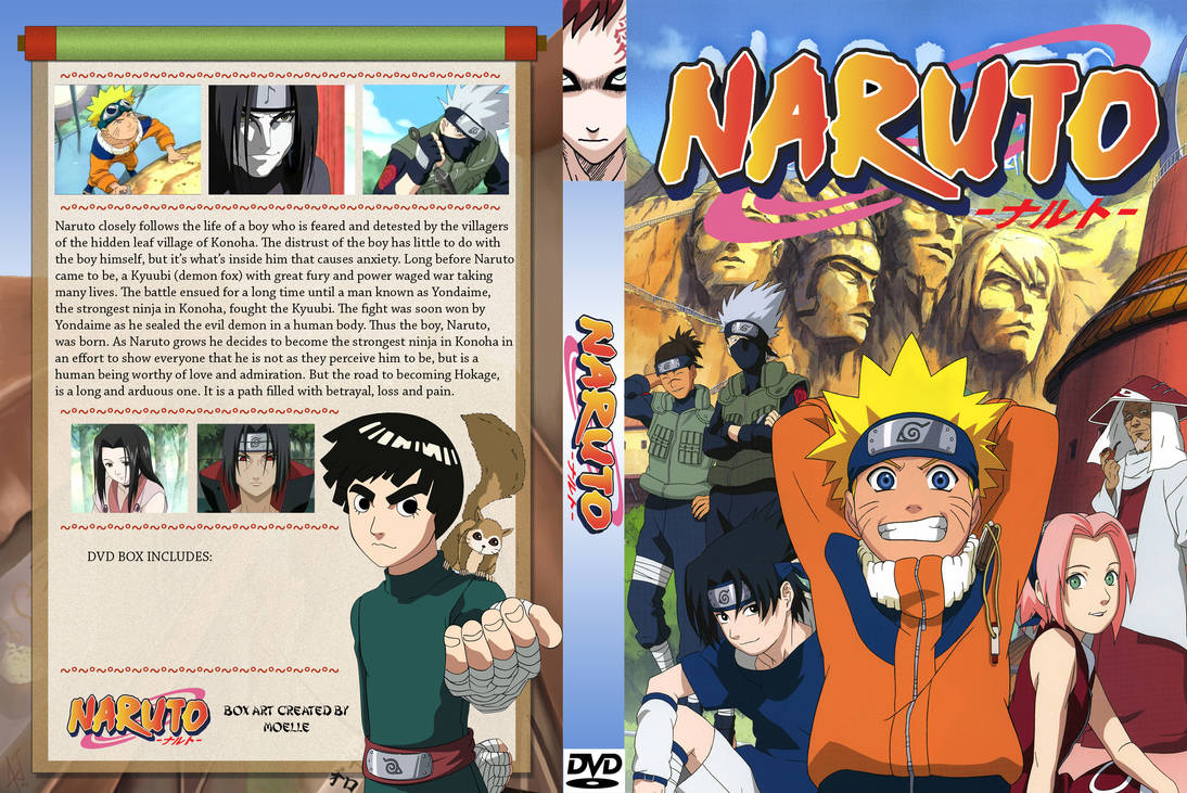 Naruto Shippuuden DVD-Cover + Label (Vol.4) by Pharuk on DeviantArt
